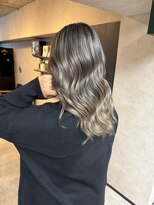 サニー 渋谷(SUNNY)&nbsp;アプリコットオレンジ、ホワイトブロンド、ロングレイヤー