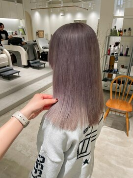 グリーン(green) カノ:色落ちまで可愛いラベンダーグレー