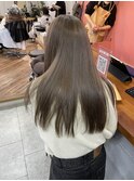 ダブルカラーでつくるヘーゼルベージュ♪