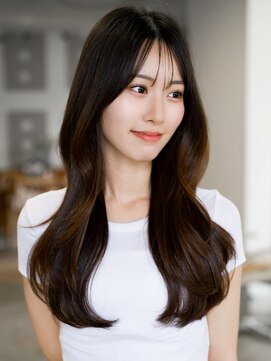 レノラ 本町(LENORA) ☆レイヤーカット毛先ワンカールくせ毛風カール薄めバングデジパ