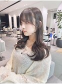 大人かわいい韓国風くびれレイヤーミディアム耳かけ