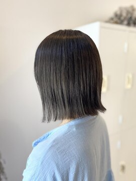 エミュ 伏見 国際センター(emu) ボブ／美髪スタイル／透明感カラー／ナチュラルカラー