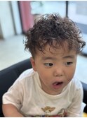 子供パーマ