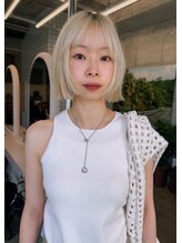 シキムーン 横浜(siki MOON) レイヤーボブ/ブロンドカラー(横浜/横浜駅)