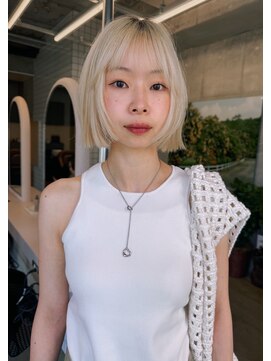 シキムーン 横浜(siki MOON) レイヤーボブ/ブロンドカラー(横浜/横浜駅)