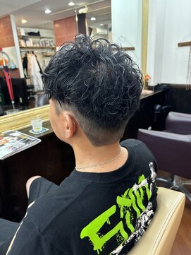 シャンプーボーイアネックス(SHAMPOO BOY Annex) ツイストスパイラルパーマ　メンズマッシュ　佐世保