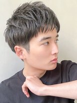 コピュラ コピュラカワゴエ(COPULA) サーフカール刈り上げセンターパートフェザーパーマ