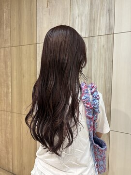 韓国風ラベンダーカシスピンクブラウン