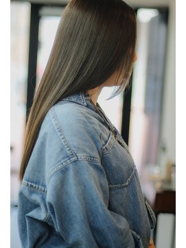 グレージュ　髪質改善/白髪改善/白髪ぼかし/脱白髪染め