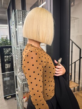 ブリーチ/ハイトーンボブ/髪質改善