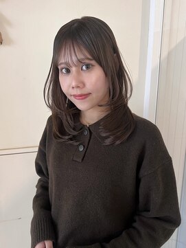 レイヤーカット/暗髪/韓国/広島/袋町