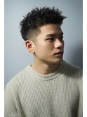 好印象◎刈り上げフェード×アップバングツイストスパイラル