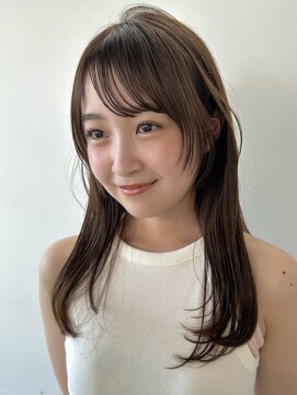 ディッセンバー 渋谷(December) 【December】小顔カット/ブリーチなしオリーブベージュ