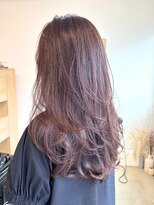 ノア(noa.)&nbsp;艶ピンクパープル×ふんわりレイヤー◎