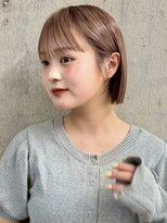 ガーデン 渋谷(GARDEN)&nbsp;ベージュカラー　美髪　ボブ　顔まわりカット