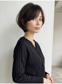 大人ショートボブ