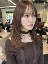 ナナローネス 渋谷(nana loness)&nbsp;顔まわりレイヤー×くびれミディアムレイヤー