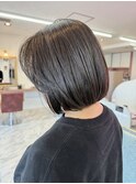 重め外国人風ボブ