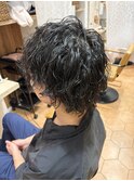 ツイストスパイラル,メンズパーマ,マッシュ【草加】