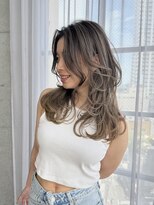 ヘアースタジオ ゼン(hair studio Zen)&nbsp;20代/30代/上品バレイヤージュ/京都駅レイヤー【Kensho】