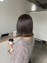 クレヴィア ヘア ビューティー(crevia hair beauty)&nbsp;長めロブ☆ネモフィラカラー