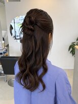 エンリッチヘア(enrich hair)&nbsp;ゆるっとカチモリハーフアップ／参列ヘア