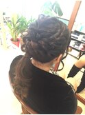 ローポニーテールアレンジ【ヘアセット　立川/立川南/浴衣/袴】