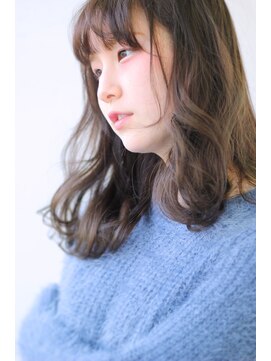 ヘアスタジオハレ(hair studio HALE) 【New open】シースルーバング ハイライト アッシュ