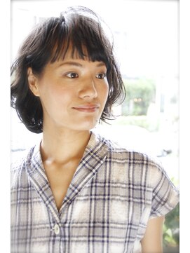 ツネ ヘアアンドヘッドスパ(TsuNE hair&head spa) 【TsuNE】大人度UP耳かけショート