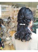half up arrange
