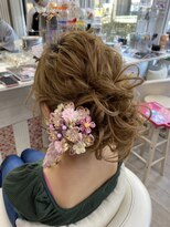 ハナココ 水戸店(hana Coco)&nbsp;ゆるふわアップ 結婚式 二次会 花嫁 お呼ばれヘア ドレス 和装