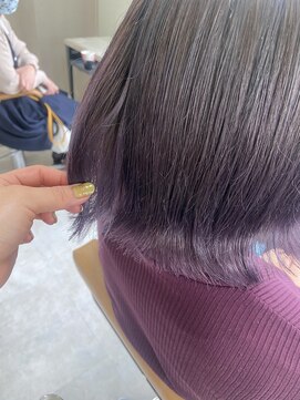 アジールヘア 東上野店(agir hair) パープルグラデーションカラー