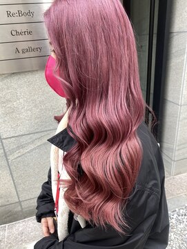 ロゼピンク ラベンダーピンク ローズピンク ベリーカラー L シェリエ Cherie のヘアカタログ ホットペッパービューティー