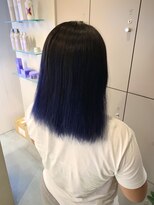 エイト 沖縄豊崎店(EIGHT toyosaki)&nbsp;【EIGHT 豊崎】お客様スタイル_グラデーション×DeepBlue