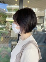 ラックバイアコースティック(lac by ACOUSTIC) ショートボブ×イヤリングカラー