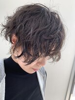 タブーアイ(TABOO.i)&nbsp;ハンサムショート　くるふわパーマスタイル