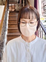 ヘアモード カクテル&nbsp;抜け感切りっぱなし ミニボブ◆　【ニシヤマ　ミホ】