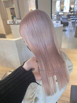 ペレ 渋谷(PELE)&nbsp;K258_ホワイトピンクベージュ ブリーチ2回~