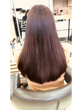 ゼスト 吉祥寺店(ZEST) チェリーブラウン　ワンカラー　髪質改善　吉祥寺店　広川希代子