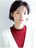 ナチュラルショートボブ