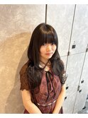 美容学生ロングプルエク相談ウルフカットエクステ地毛風