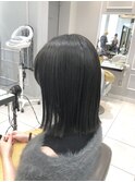 赤み消し　暗めオリーブグレージュカラー　(銀座)