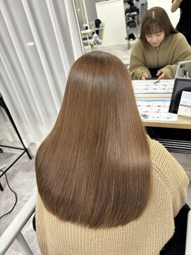 アチェロ(Acero.) ブリーチなし、髪質改善ミルクティーベージュ