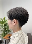 フェザーパーマ/ツーブロック/メンズカット/メンズパーマ/個室