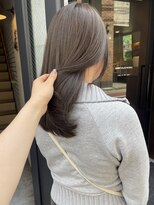 コフィー バイ メルト 吉祥寺(cofy by melt)&nbsp;【松本咲花】ブリーチなしダブルカラーオリーブベージュ夏カラー