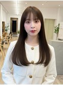 【レディース・大名】ロングストレート×ワンカール×艶髪