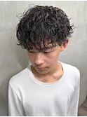 シャドウパーママッシュベースツーブロック刈り上げ