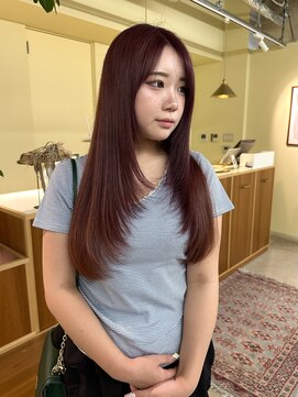 ロジェ(loje) 20代、30代、40代ピンクバイオレット/くびれヘア