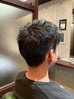 クロム(CHROM)&nbsp;ラフツーブロ代30代40代カットメンズパーマ眉毛入間市