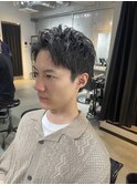 メンズカット 短髪 ソフトツイスト ツーブロック 刈り上げ